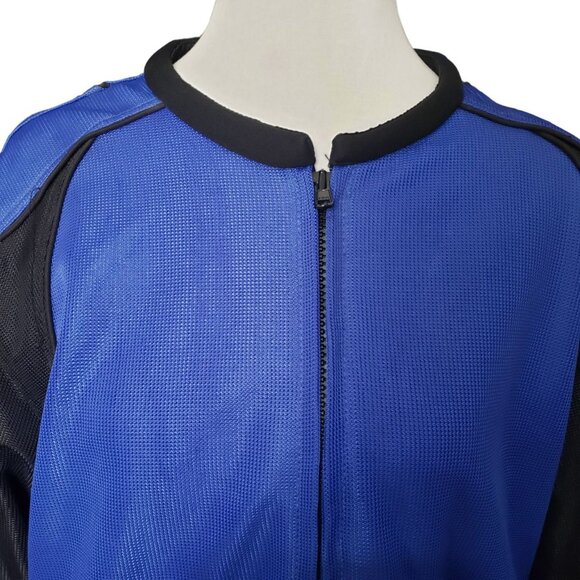 Speed and Strength Racing Jacket Men's Large Blue Under Radar Mesh Padded - Picture 6 of 10